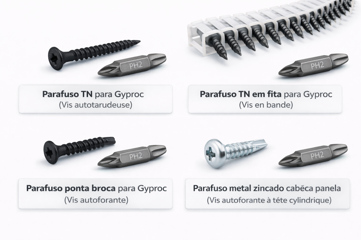 Parafusos(vis) & Chevilles(Bucha)