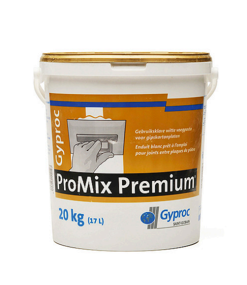 Massa de Finição Gyproc ProMix Premium 20 kg – pronta para uso - TTC