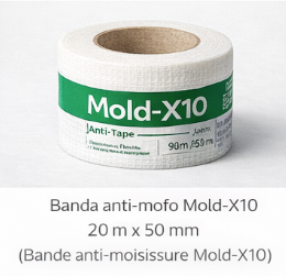 Banda Anti-mofo 90m x 5cm (Bande anti-moisissure)