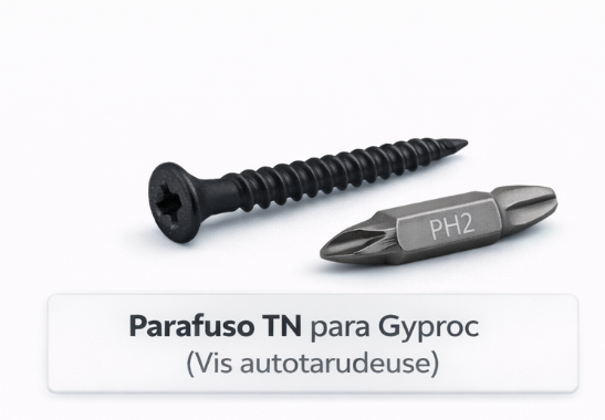 Parafuso TN 3,5x55mm para Gyproc (Vis autotarudeuse 3,5x55mm)(PH2)