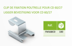 Clip de fixação para CD 60/27 (Clip de fixation pour CD 60/27)