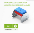 Cavalier acoustique Sylomer