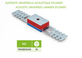 Sylomer Suspension universelle acoustique