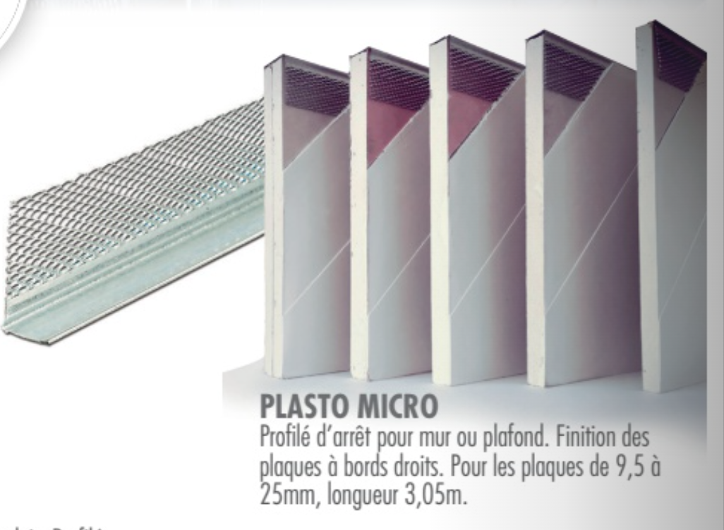 Cornière Red Stop 3,05 m (Profilé d'arrêt)