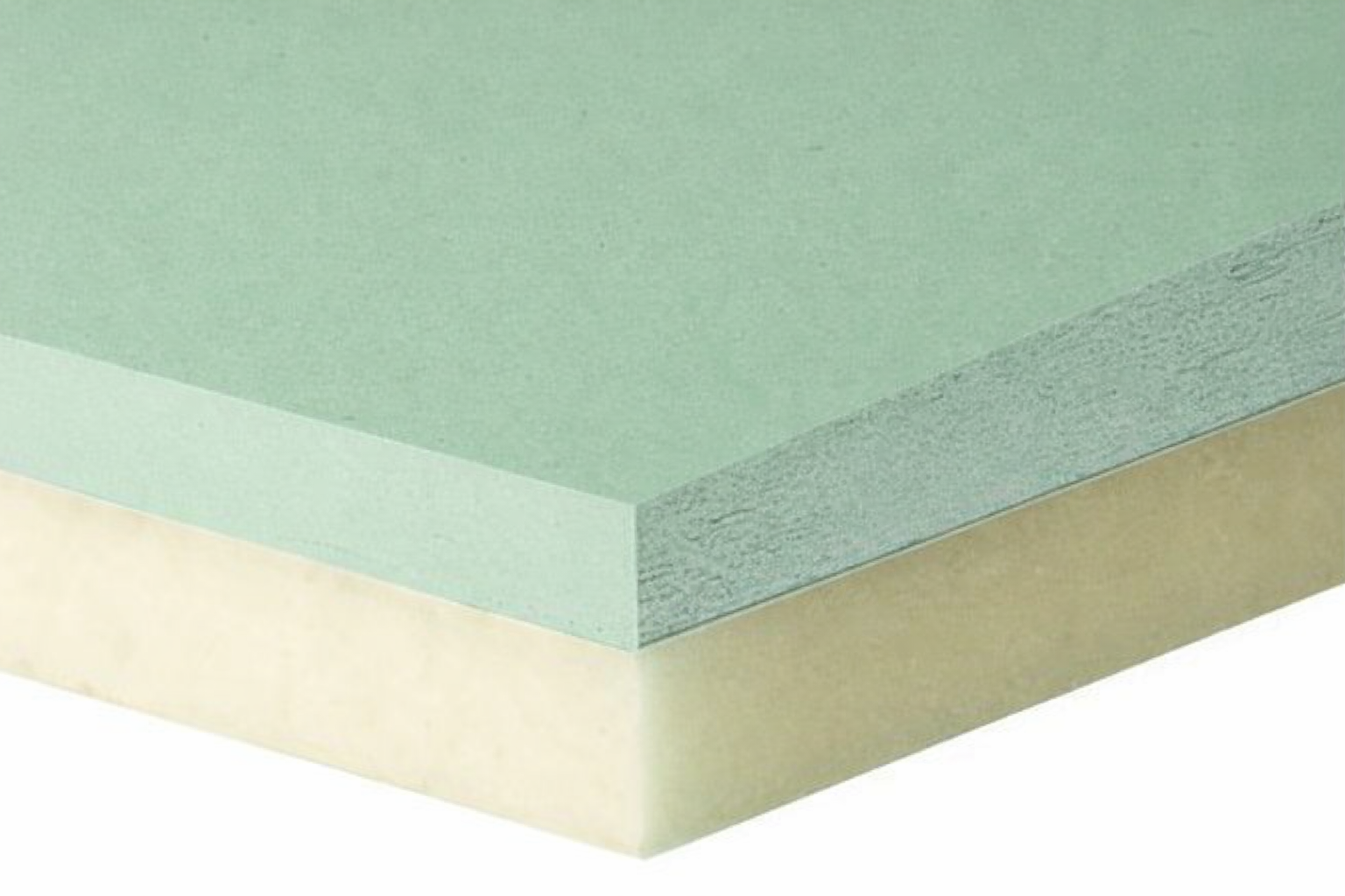 Groene waterafstotende isolatieplaat (Plaque de doublage vert hydrofuge) 
