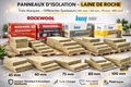 Isolação em Painel-Isolant en panneau - Lã de Rocha